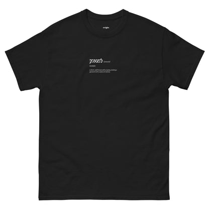 Proverb - Quote Unisex Classic Tee | Black or Red
